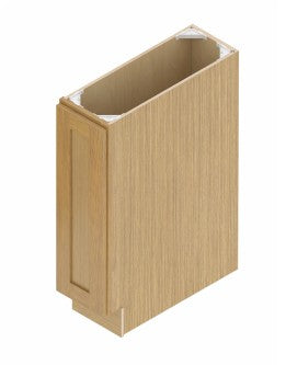B09FHD*: Oak Shaker Standard Base Cabinet 1D