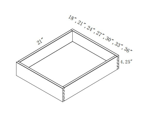 RD27: Roll Out Tray 27"