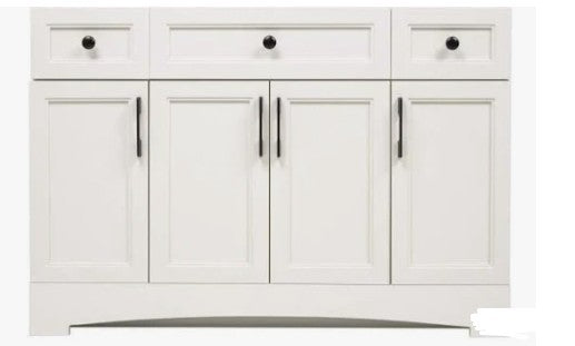 VSDB48: Vanity Side Drawer Base Cabinet Single Basin 48"W*21D*34-1/2"H-4D-2DRA