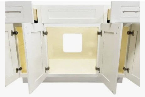 VSDB48: Vanity Side Drawer Base Cabinet Single Basin 48"W*21D*34-1/2"H-4D-2DRA