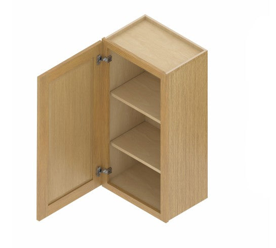 W0936: Oak Shaker Wall 9"W*36"H*12"D-1D-2S