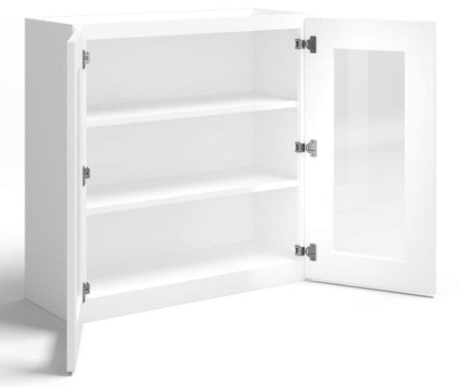 W3630/GD: Wall 36"W*30"H*12"D-2D-2S/ Glass Door