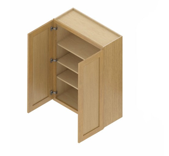 W3640/W3642: Oak Shaker Wall 36"W*40"H*12"D-2D-3S