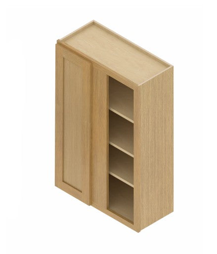 WBC3040/42: Oak Shake Wall Blind Cabinets 30"W*40"H*12"D-1D-3S