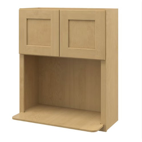WMC303012: Oak Shaker Wall Microwave 30"W*30"H*12"D