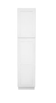 WP188424 White Shaker: Pantry 18"W*84"H*24"D-2D-5S