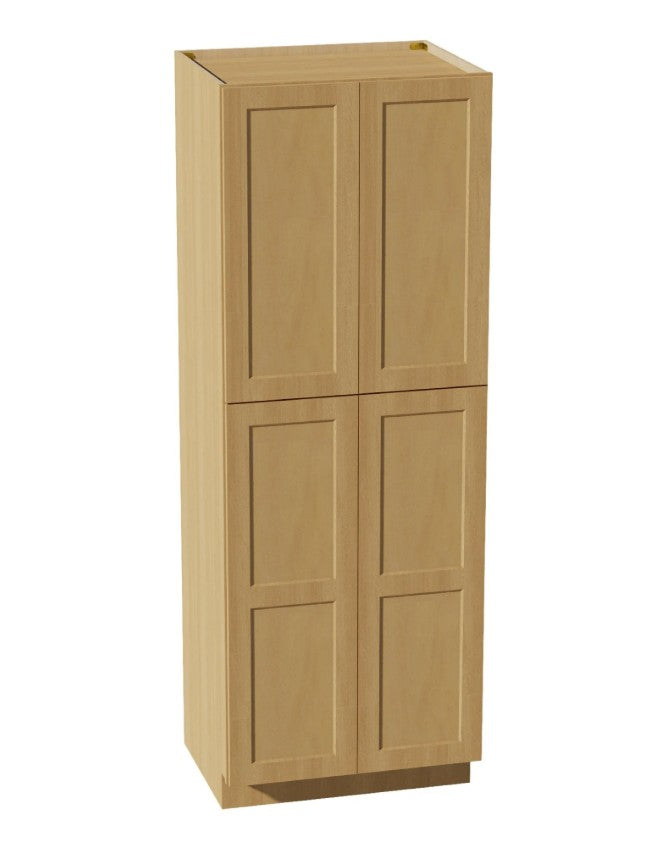 WP248424: Oak Shaker Pantry 24"W*84"H*24"D-4D-5S