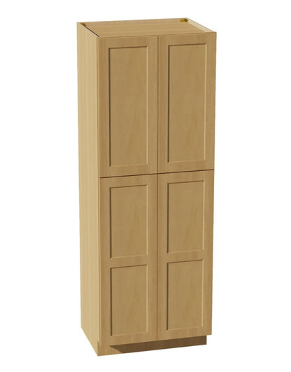 WP248424: Oak Shaker Pantry 24"W*84"H*24"D-4D-5S