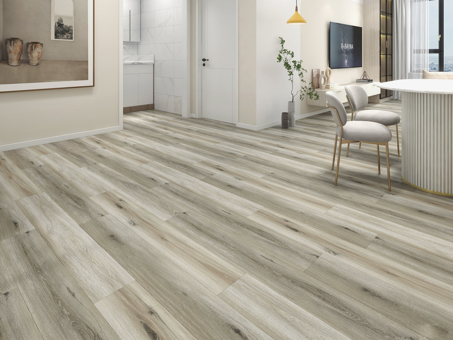 SPC6602 Vinyl Flooring 5.0+1.5MM 22.47SQFT/BOX     $37.08/Box      $1.65/SqFt