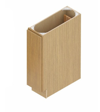 BSR06: Oak Shaker Base Spice Pull Out 6"W*24"D*34-1/2"H