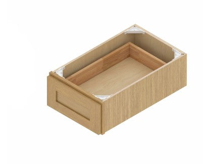 KD24/30: Oak Shaker Vanity Knee Drawer 24"W*21"H*6"D