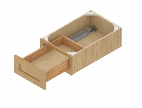 KD24/30: Oak Shaker Vanity Knee Drawer 24"W*21"H*6"D