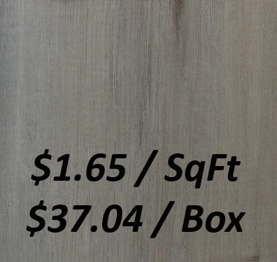 WP6202  Vinyl Flooring 5.0+1.5MM 22.45 SQFT/BOX     $37.04/Box      $1.65/SqFt