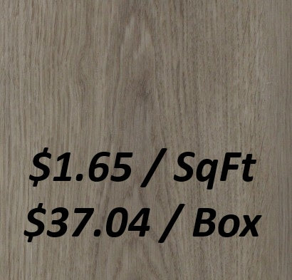 WP6205 Vinyl Flooring 5.0+1.5MM 22.45SQFT/BOX     $37.04/Box      $1.65/SqFt