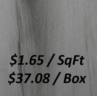 SPC6604 Vinyl Flooring 5.0+1.5MM 22.47SQFT/BOX     $37.08/Box      $1.65/SqFt