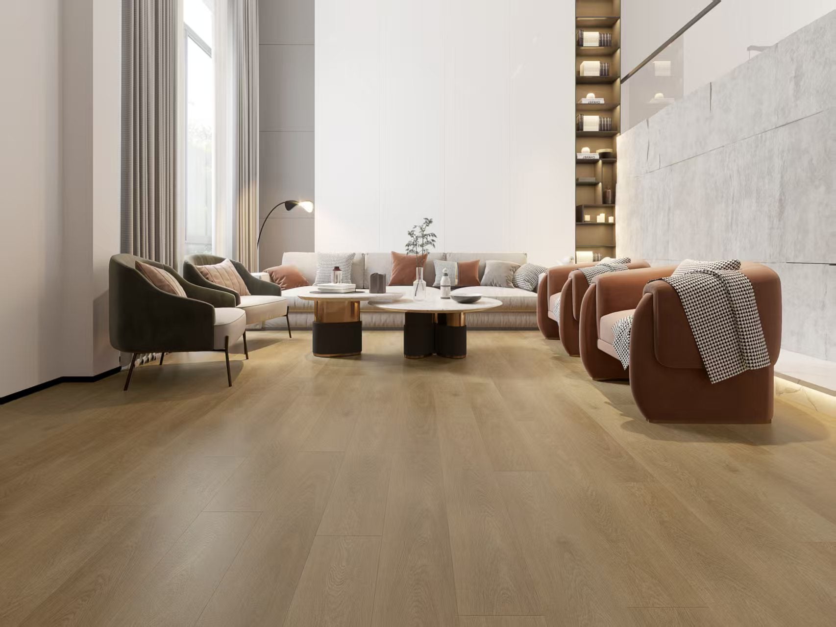 SPC8101 Vinyl Flooring 6.5+1.5MM 18.00SQFT/BOX     $36.90/Box      $2.05/SqFt