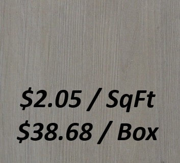 SPC8105 Vinyl Flooring 6.5+1.5MM 18.87SQFT/BOX     $38.68/Box      $2.05/SqFt