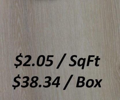 WP8201 Vinyl Flooring 6.5+1.5MM 18.70SQFT/BOX     $38.34/Box      $2.05/SqFt