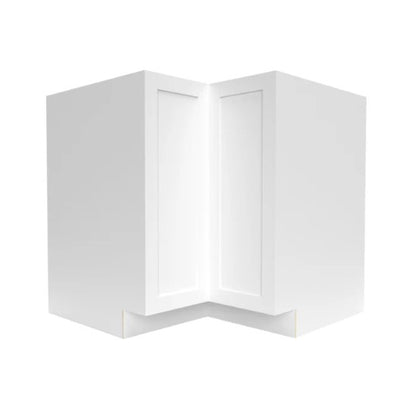 LSB3309: White Shaker 33" 2 Doors   Laze Susan Base Cabinet