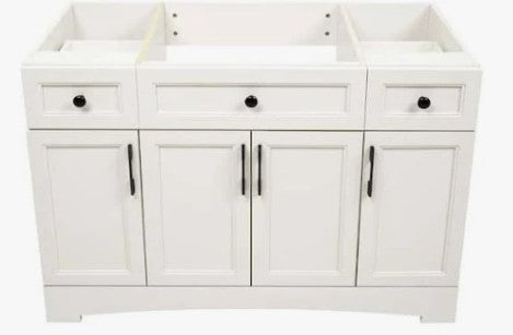 VSDB48: Vanity Side Drawer Base Cabinet Single Basin 48"W*21D*34-1/2"H-4D-2DRA