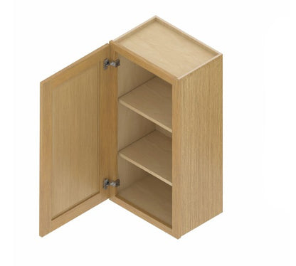 W2136:  Oak Shaker Wall 21"W*36"H*12"D-1D-2S