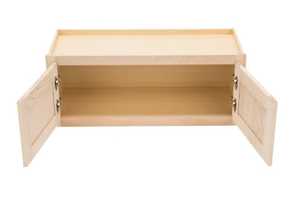 W3012: Oak Shaker Wall 30"W*12"H*12"D-2D