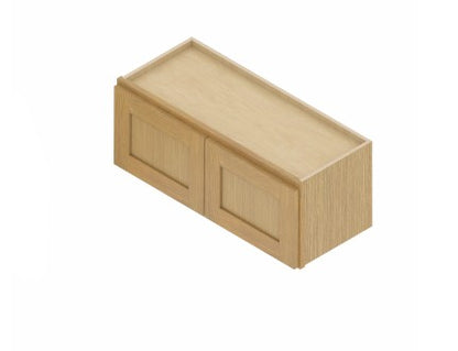 W3021: Oak Shaker Wall 30"W*21"H*12"D-2D