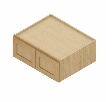 W361524: Oak Shaker Wall 36"W*15"H*24"D-2D