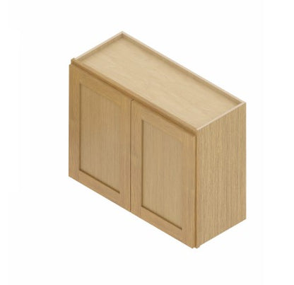 W302424: Oak Shaker Wall 30"W*24"H*24"D-2D-1S