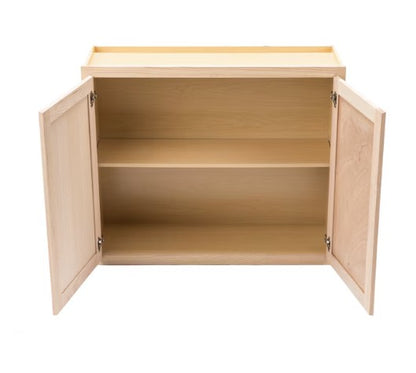 W3615:  Oak Shaker Wall 36"W*15"H*12"D-2D