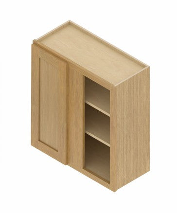 WBC3030: Oak Shaker Wall Blind Cabinets 30"W*30"H*12"D-1D-2S