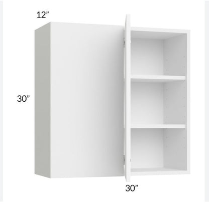 WBC3030: White Shaker Wall Blind Cabinets 30"W*30"H*12"D-1D-2S