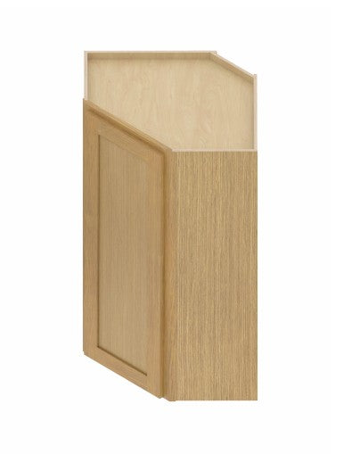 WDC2440/2442: Oak Shaker Wall Diagonal Cabinet 24"W*40"H*24"D-1D-3S