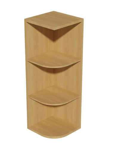 WES1236K: Oak Shaker Wall End With Open Shelf 12"W*36"H*12"D-2s