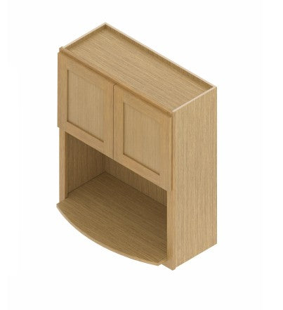 WMC304012: Oak Shaker Wall Microwave 30"W*40"H*12"D