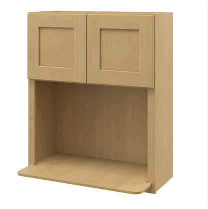 WMC303012: Oak Shaker Wall Microwave 30"W*30"H*12"D
