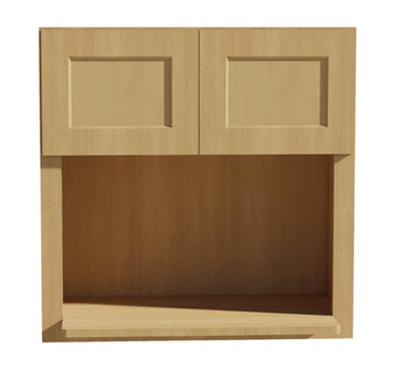 WMC303012: Oak Shaker Wall Microwave 30"W*30"H*12"D