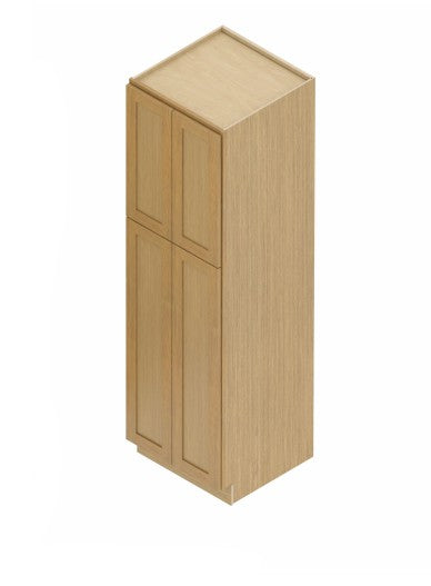 WP308424: Oak Shaker Pantry 30"W*84"H*24"D-4D-5S