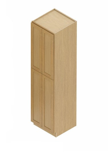 WP309424: Oak Shaker Pantry 30"W*94"H*24"D-4D-6S