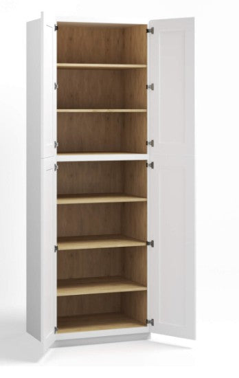 WP249424: Pantry 24"W*94"H*24"D-4D-6S