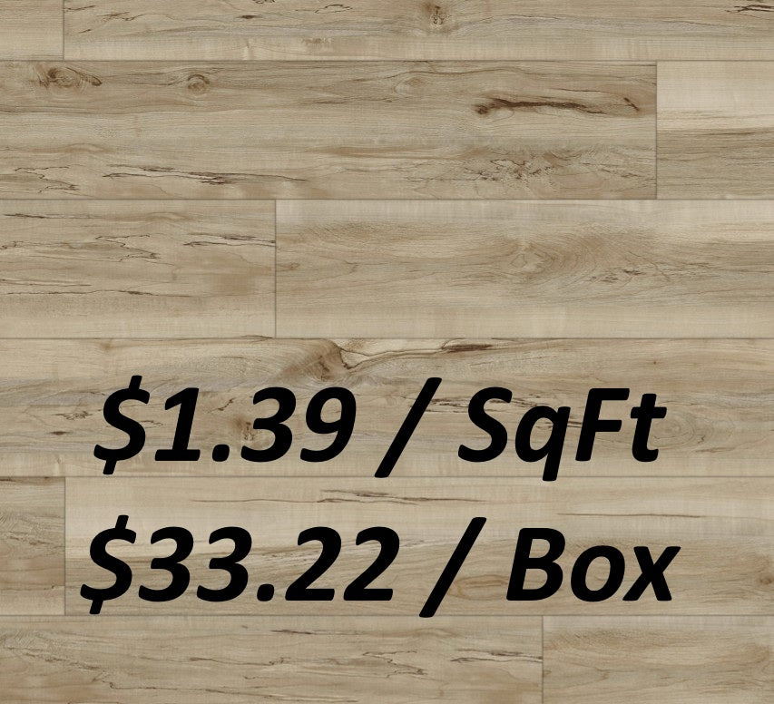 WP5509 Vinyl Flooring 4+1.5MM 23.90 SqFt/BOX     $33.22/Box      $1.39/SqFt