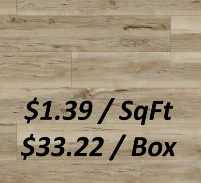 WP5509 Vinyl Flooring 4+1.5MM 23.90 SqFt/BOX     $33.22/Box      $1.39/SqFt