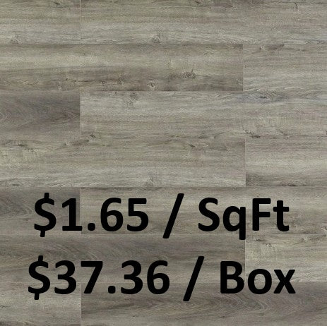 WP6410 Vinyl Flooring 5.0+1.5MM 22.64 SqFt/BOX     $37.36/Box      $1.65/SqFt