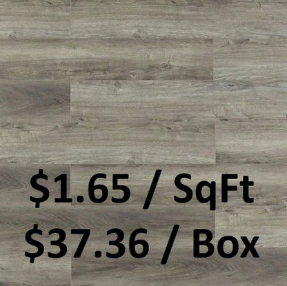 WP6410 Vinyl Flooring 5.0+1.5MM 22.64 SqFt/BOX     $37.36/Box      $1.65/SqFt