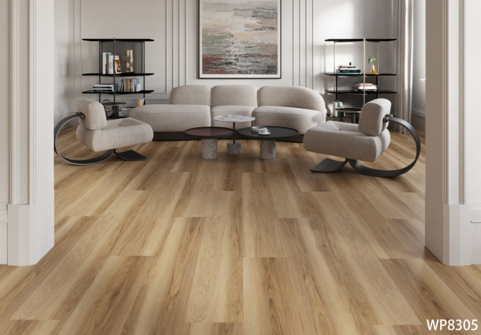 WP8305 Vinyl Flooring 6.5+1.5MM 18.75 SqFt/BOX     $38.44/Box      $2.05/SqFt
