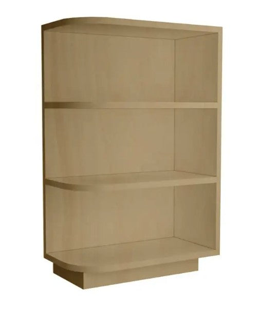 BES1230K: Oak Shaker Base End Shelf Cabinet 12"W*24"D*34-1/2"H