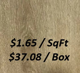 SPC6071 Vinyl Flooring 6.5MM 22.47SqFt/BOX     $37.08/Box      $1.65/SqFt